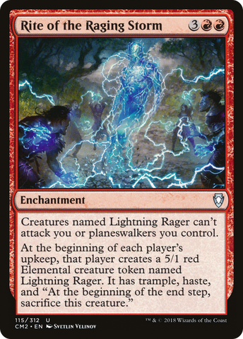 {C} Rite of the Raging Storm [Commander Anthology Volume II][CM2 115]
