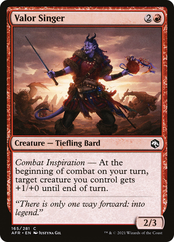 {C} Valor Singer [Dungeons & Dragons: Adventures in the Forgotten Realms][AFR 165]