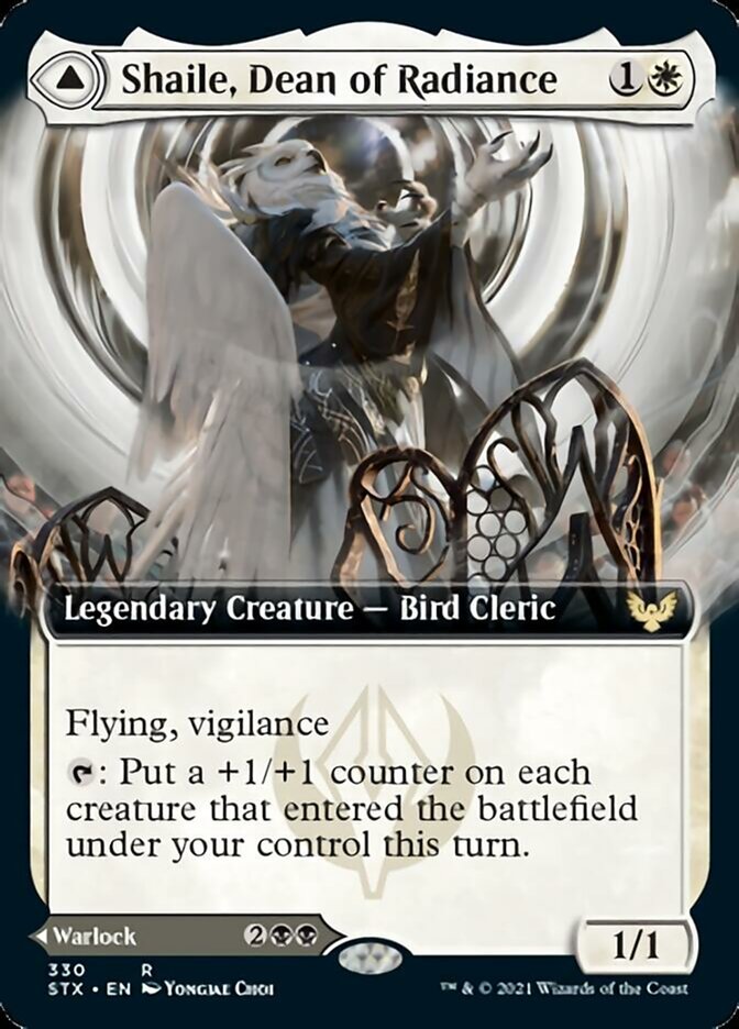 {R} Shaile, Dean of Radiance // Embrose, Dean of Shadow (Extended Art) [Strixhaven: School of Mages][STX 330]