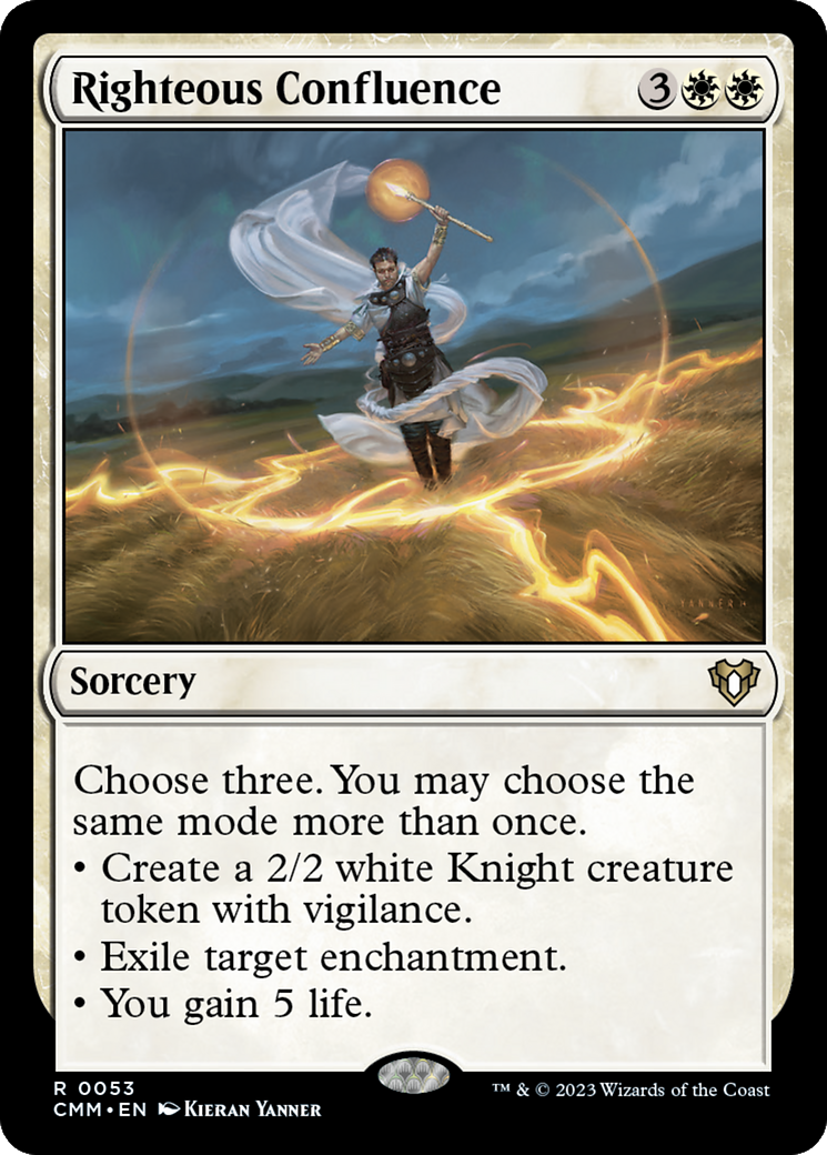 {R} Righteous Confluence [Commander Masters][CMM 053]
