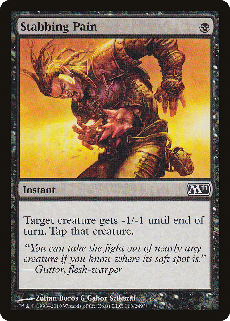 {C} Stabbing Pain [Magic 2011][M11 118]