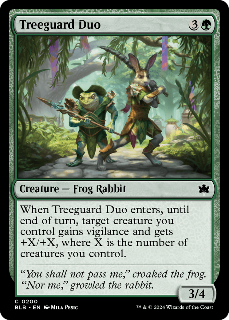 {@C} Treeguard Duo [Bloomburrow][BLB 200]