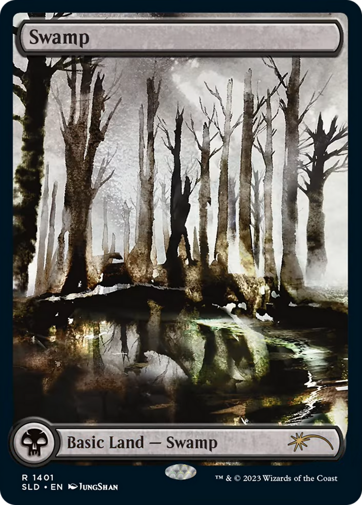 {B} Swamp (1401) [Secret Lair Drop Series][SLD 1401]