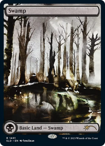 {B} Swamp (1401) [Secret Lair Drop Series][SLD 1401]
