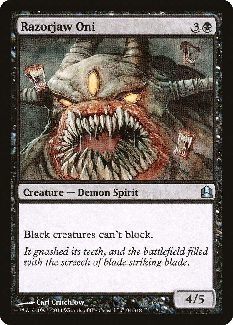 {C} Razorjaw Oni [Commander 2011][CMD 094]