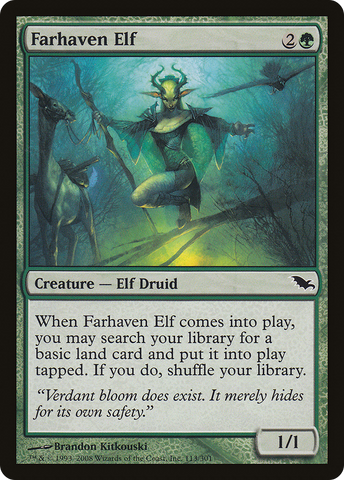 {C} Farhaven Elf [Shadowmoor][SHM 113]