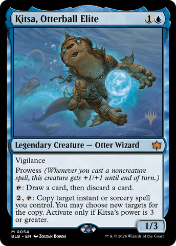 {@R} Kitsa, Otterball Elite (Promo Pack) [Bloomburrow Promos][PP BLB 054]