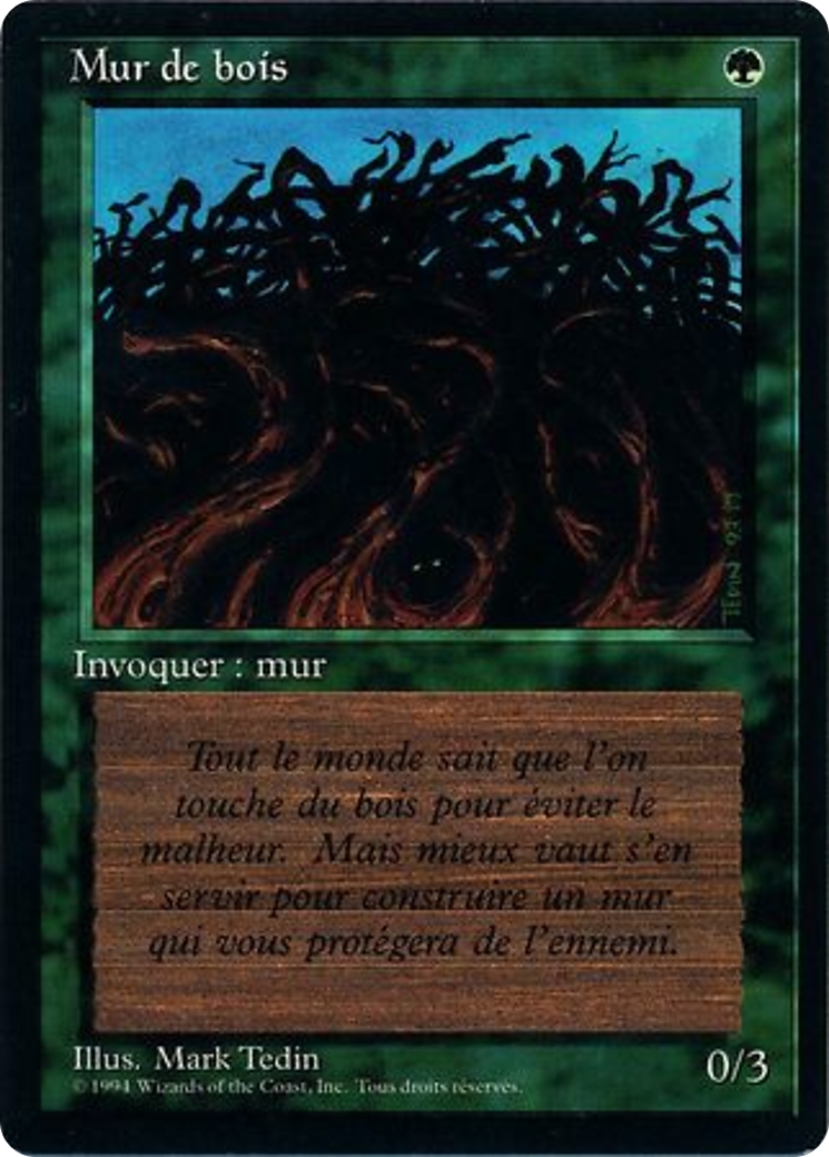 {F} Wall of Wood [Foreign Black Border][FBB 3ED 226]