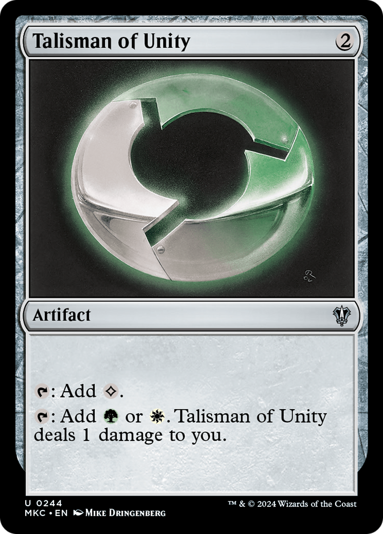 {C} Talisman of Unity [Murders at Karlov Manor Commander][MKC 244]