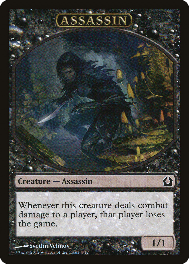 {T} Assassin Token [Return to Ravnica Tokens][TRTR 004]