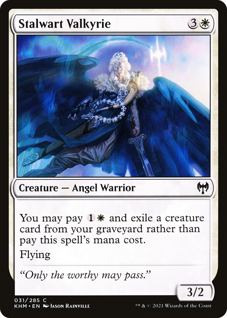 {C} Stalwart Valkyrie [Kaldheim][KHM 031]