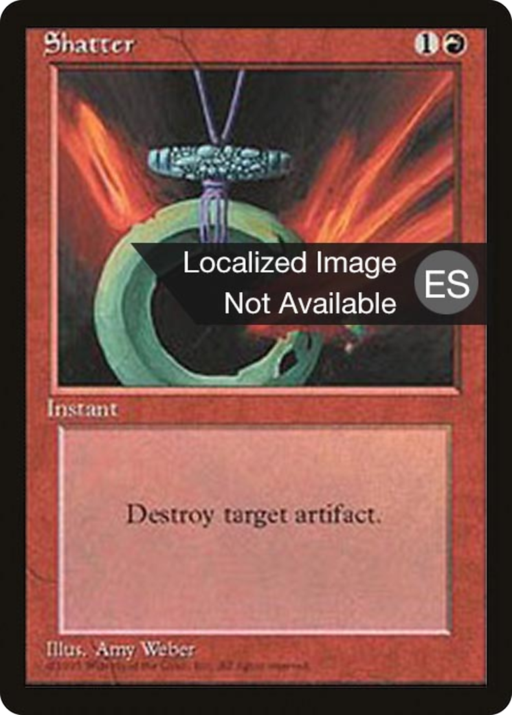 {F} Shatter [Fourth Edition (Foreign Black Border)][FBB 4ED 219]