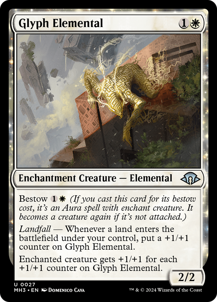 {C} Glyph Elemental [Modern Horizons 3][MH3 027]