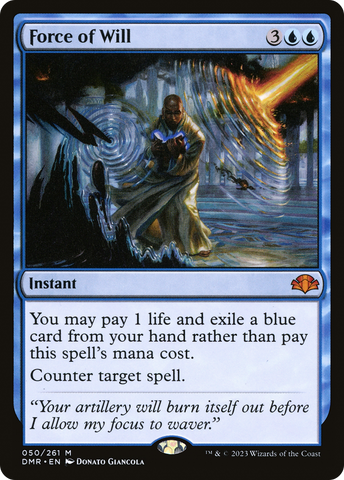 {R} Force of Will [Dominaria Remastered][DMR 050]