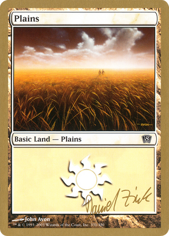 {B}[GB WC03 DZ331] Plains (dz331) (Daniel Zink) [World Championship Decks 2003]