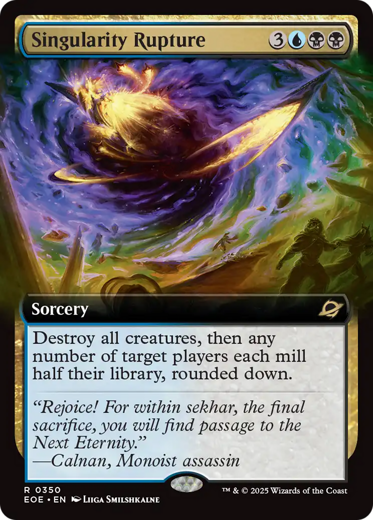 {@@ EOE R} Singularity Rupture (Extended Art) [Edge of Eternities][EOE 350]