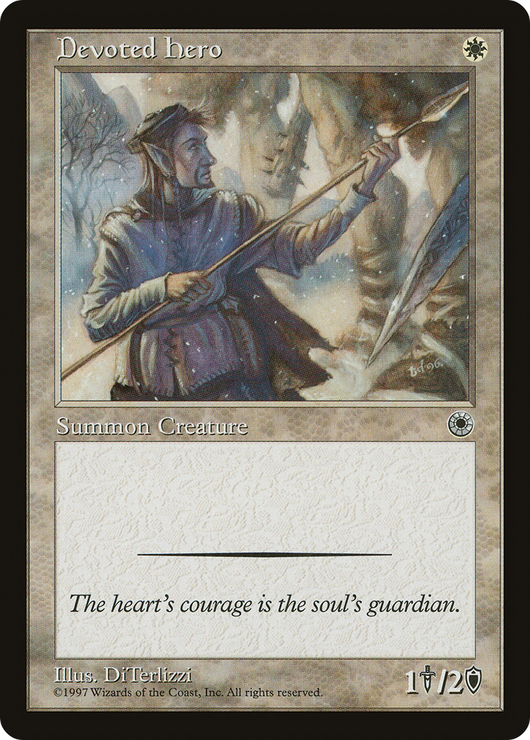 {C} Devoted Hero [Portal][POR 013]
