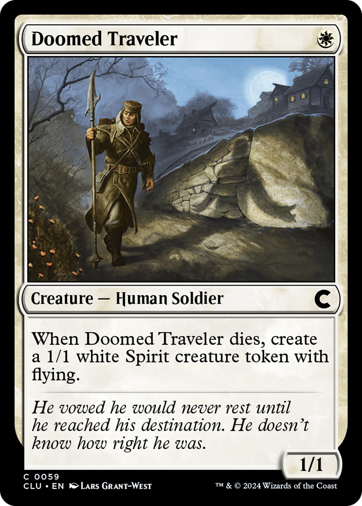 {C} Doomed Traveler [Ravnica: Clue Edition][CLU 059]