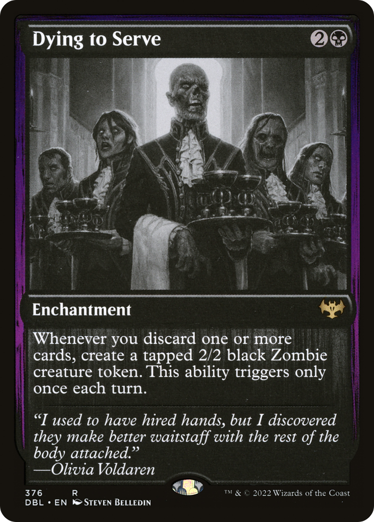 {R} Dying to Serve [Innistrad: Double Feature][DBL 376]