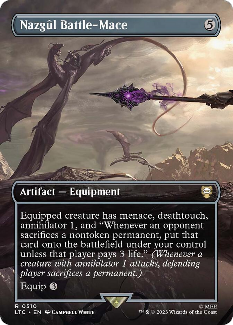 {R} Nazgul Battle-Mace (Borderless) [The Lord of the Rings: Tales of Middle-Earth Commander][LTC 510]