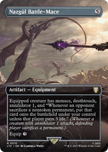 {R} Nazgul Battle-Mace (Borderless) [The Lord of the Rings: Tales of Middle-Earth Commander][LTC 510]