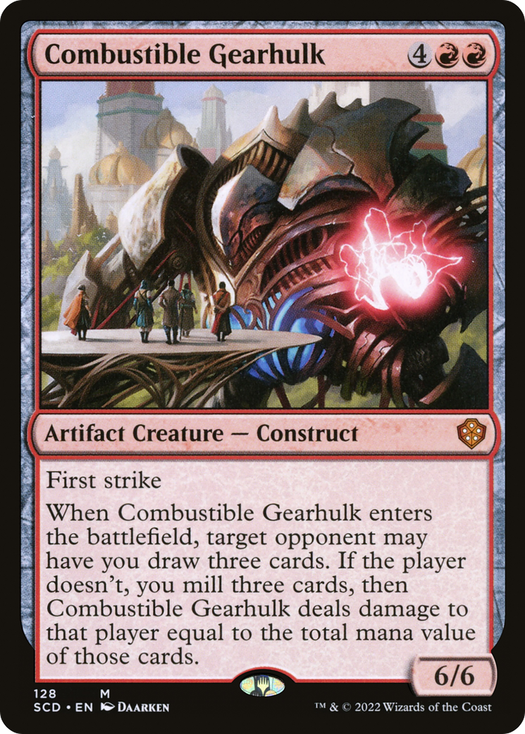 {R} Combustible Gearhulk [Starter Commander Decks][SCD 128]