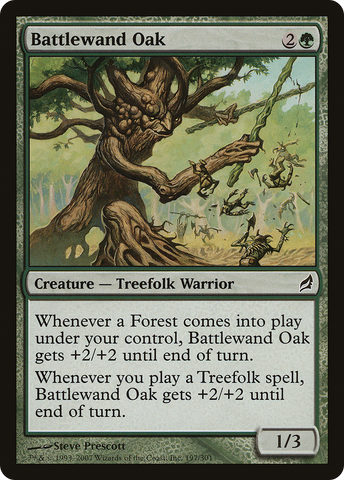 {C} Battlewand Oak [Lorwyn][LRW 197]