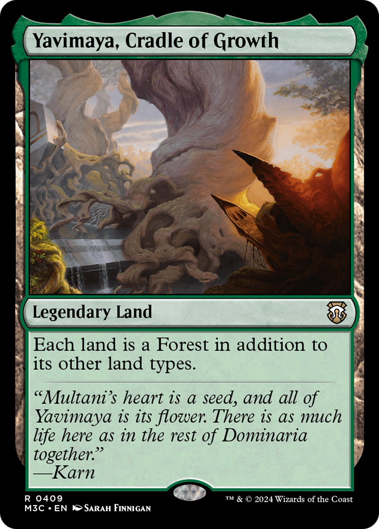 {R} Yavimaya, Cradle of Growth [Modern Horizons 3 Commander][M3C 409]