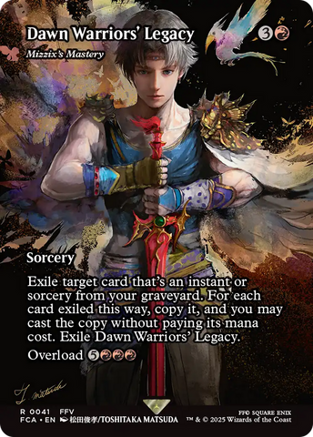 {R} Mizzix's Mastery - Dawn Warriors' Legacy (Showcase) [FINAL FANTASY : Through the Ages][FCA 041]