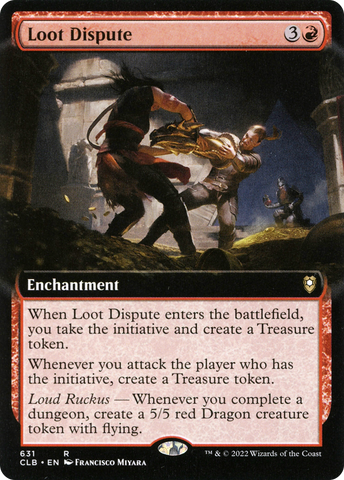 {R} Loot Dispute (Extended Art) [Commander Legends: Battle for Baldur's Gate][CLB 631]