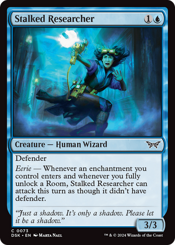 {@C} Stalked Researcher [Duskmourn: House of Horror][DSK 073]