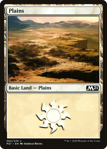 {B}[M21 262] Plains (262) [Core Set 2021]