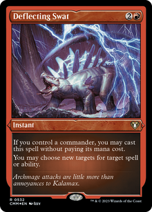 {R} Deflecting Swat (Foil Etched) [Commander Masters][CMM 532]
