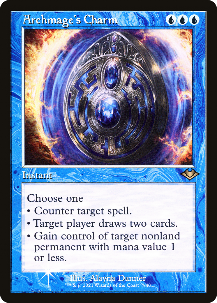 {R} Archmage's Charm (Retro) [Modern Horizons 2][RF MH1 007]