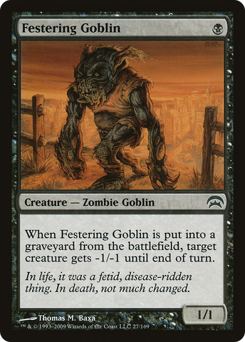{C} Festering Goblin [Planechase][HOP 027]