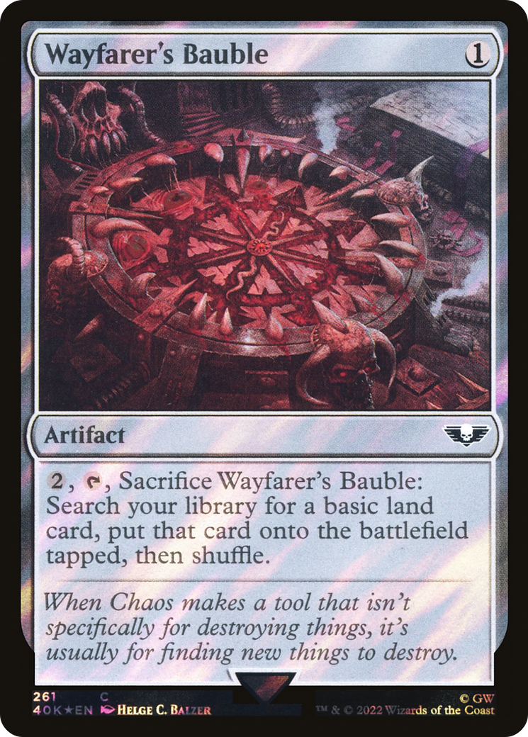 {C} Wayfarer's Bauble (Surge Foil) [Universes Beyond: Warhammer 40,000][SF 40K 261]