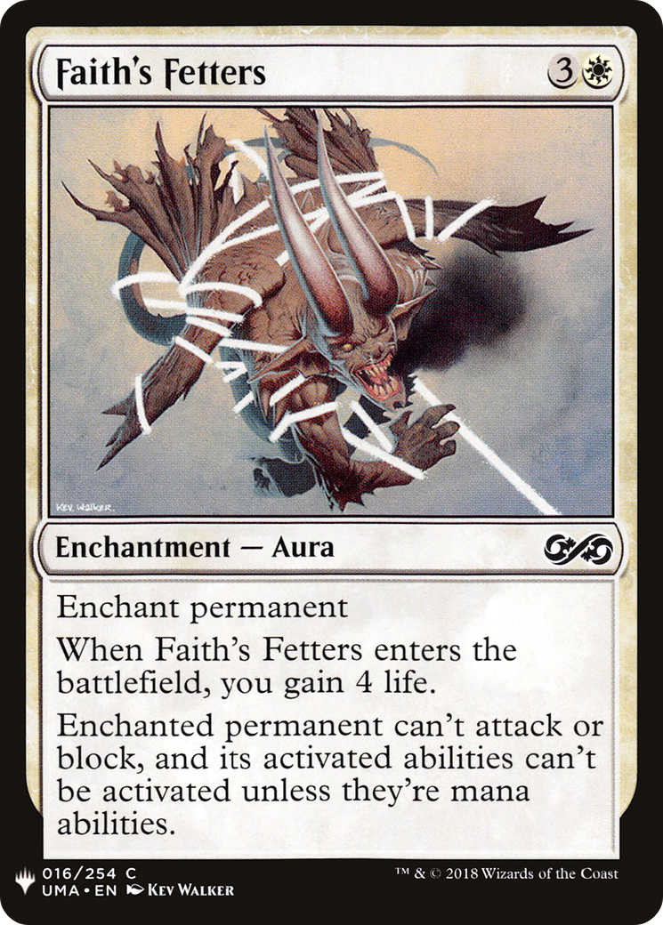{C} Faith's Fetters [Mystery Booster][LS UMA 016]