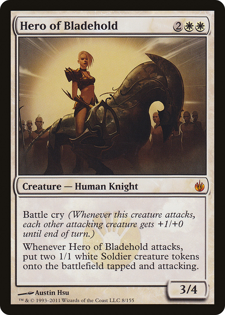 {R} Hero of Bladehold [Mirrodin Besieged][MBS 008] - Misty Mountain Games