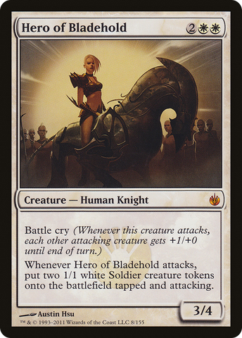 {R} Hero of Bladehold [Mirrodin Besieged][MBS 008]