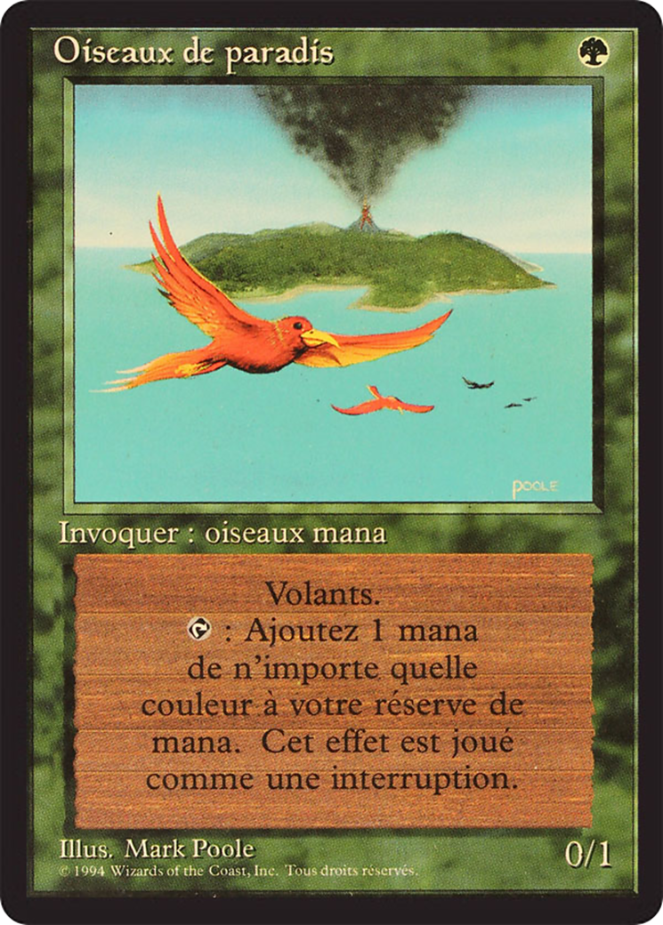{F} Birds of Paradise [Foreign Black Border][FBB 3ED 187]