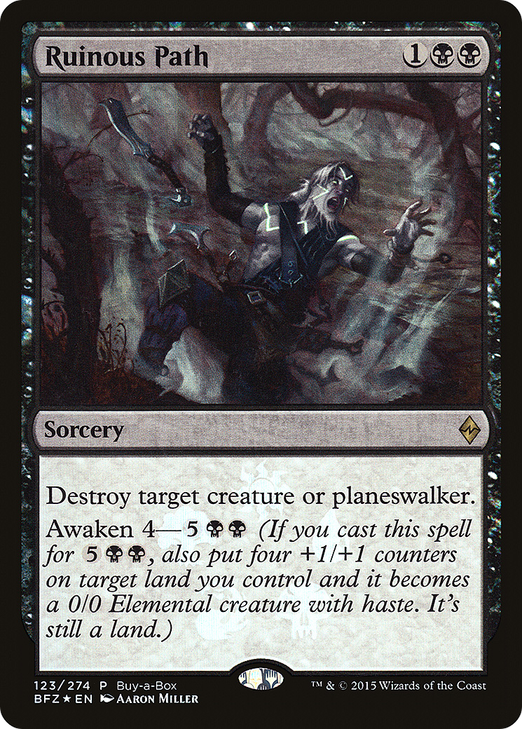 {R} Ruinous Path (Buy-A-Box) [Battle for Zendikar Promos][PA BFZ 123]