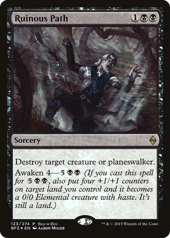 {R} Ruinous Path (Buy-A-Box) [Battle for Zendikar Promos][PA BFZ 123]