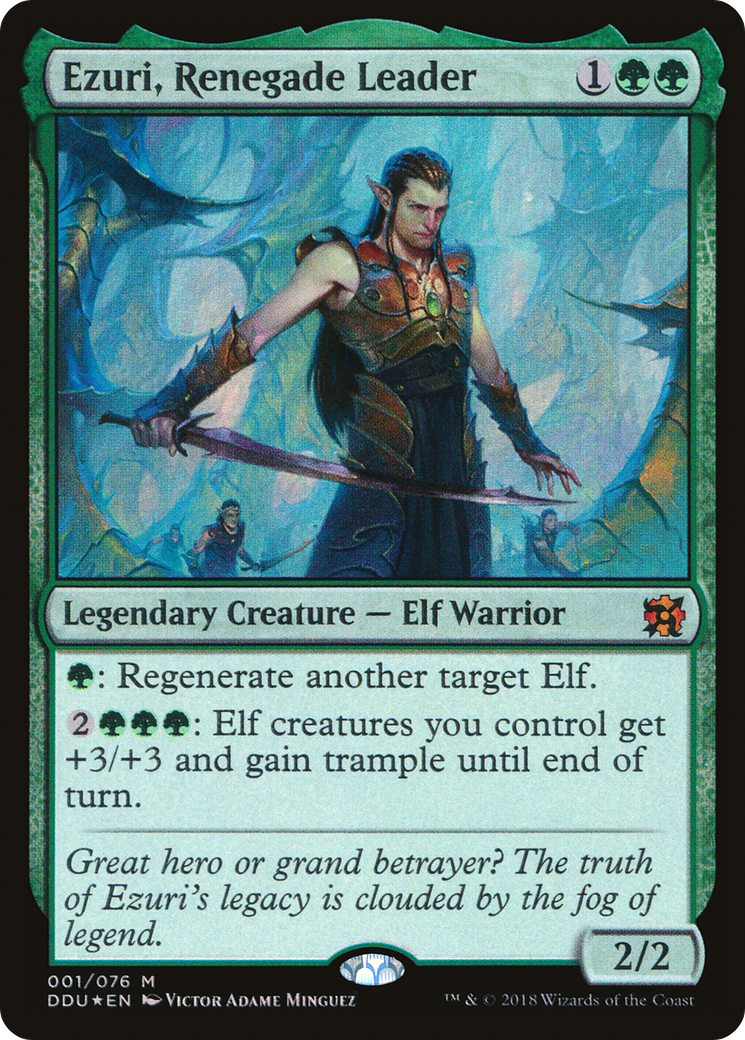 {R} Ezuri, Renegade Leader [Duel Decks: Elves vs. Inventors][DDU 001]