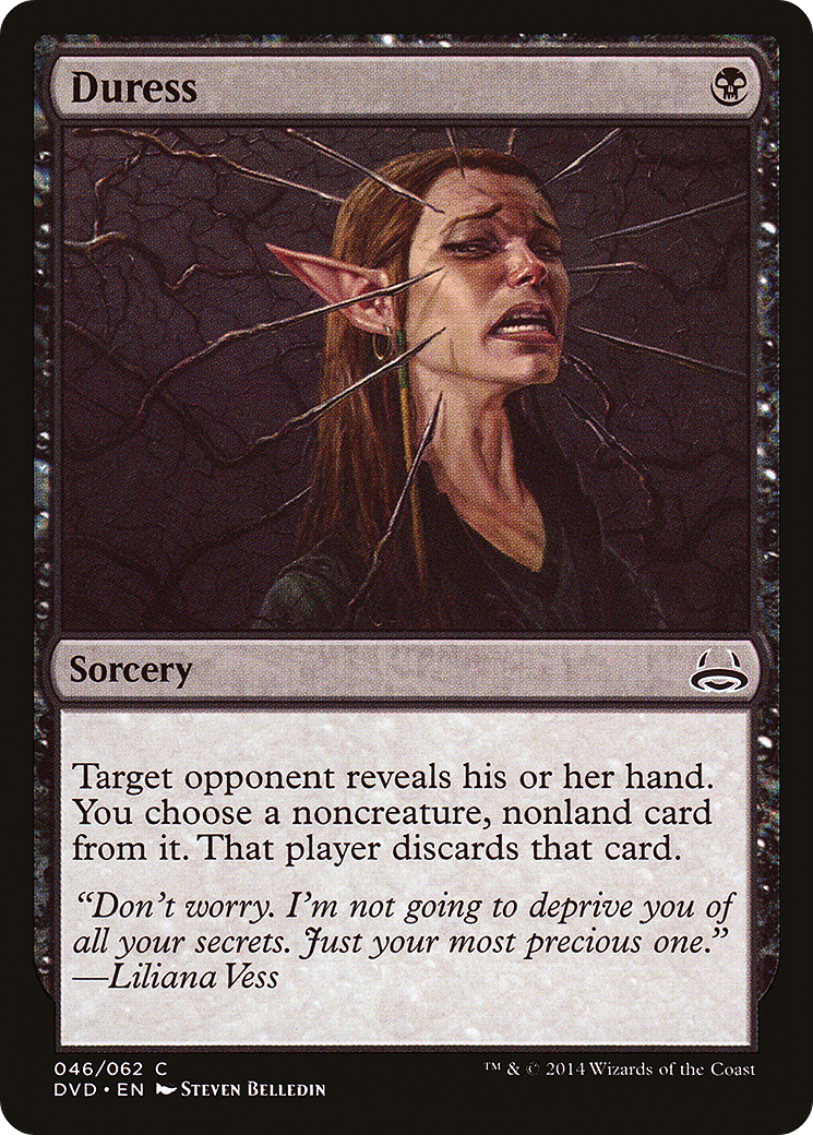 {C} Duress (Divine vs. Demonic) [Duel Decks Anthology][DVD 046]