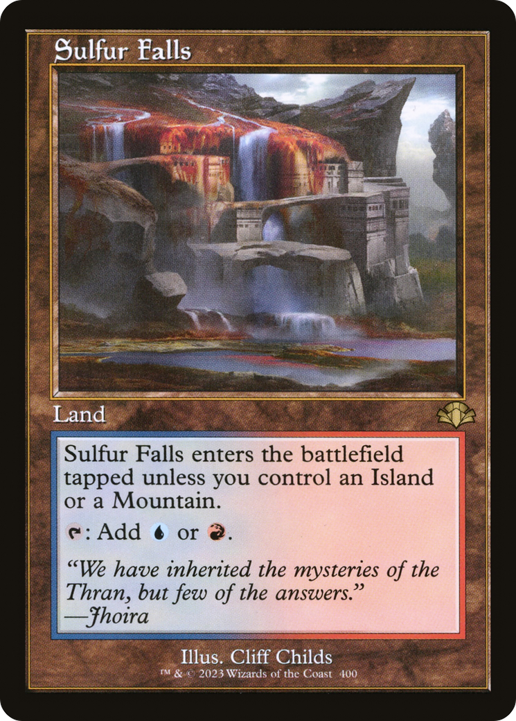 {R} Sulfur Falls (Retro) [Dominaria Remastered][DMR 400]