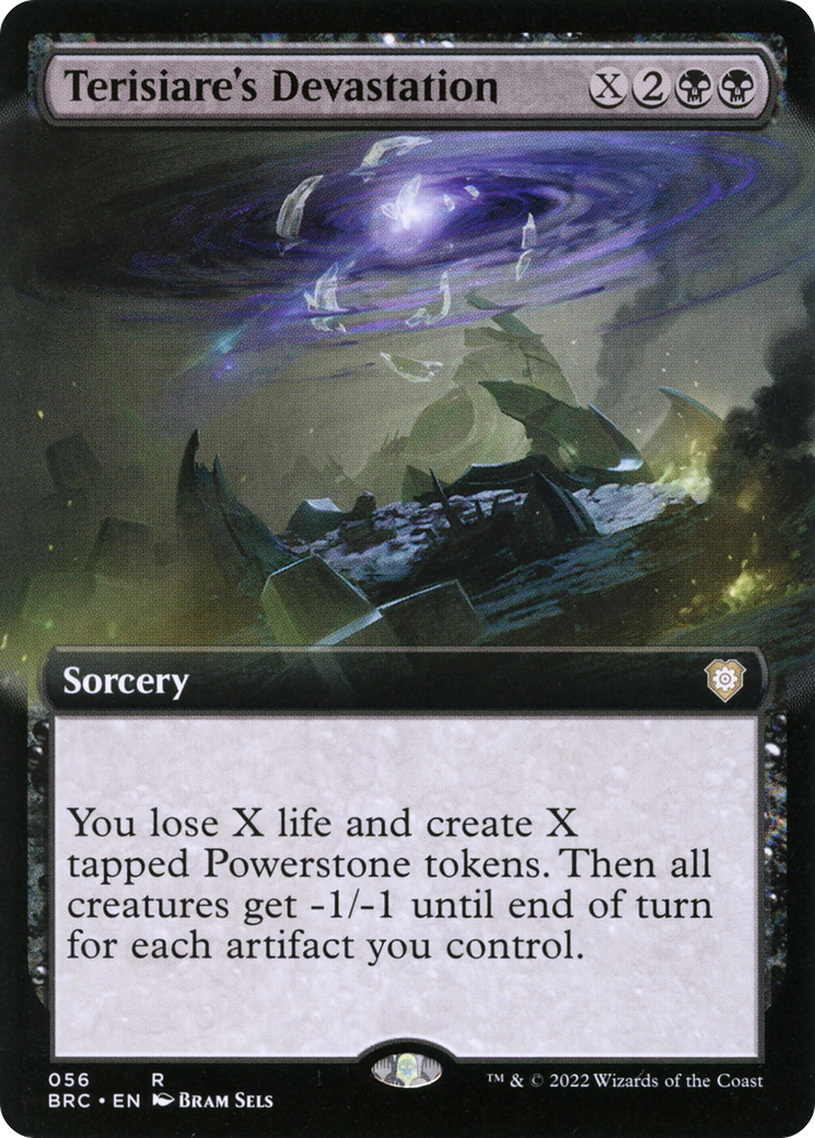 {R} Terisiare's Devastation (Extended Art) [The Brothers' War Commander][BRC 056]
