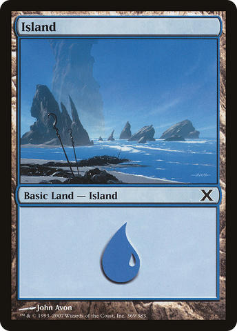 {B}[10E 369] Island (369) [Tenth Edition]