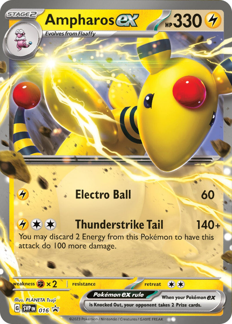 [PKM-R] Ampharos ex (016) [Scarlet & Violet: Black Star Promos]
