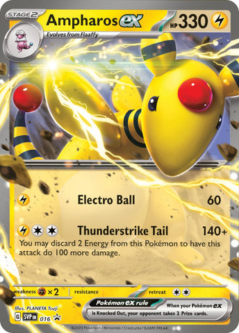 [PKM-R] Ampharos ex (016) [Scarlet & Violet: Black Star Promos]