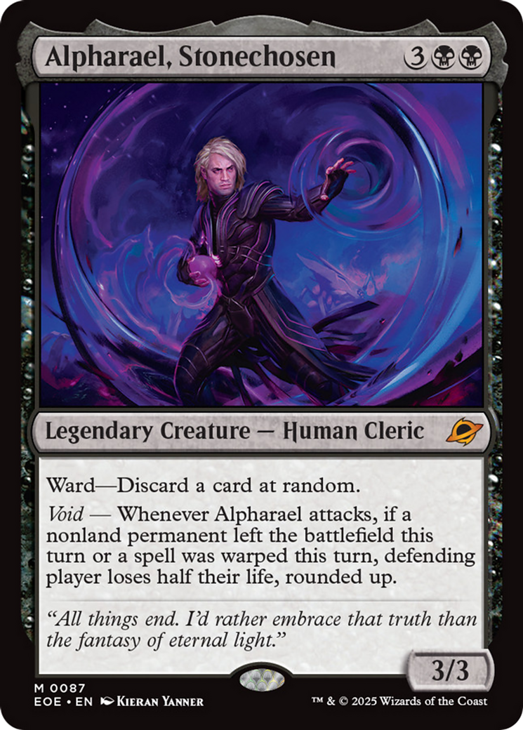 {@@ EOE R} Alpharael, Stonechosen [Edge of Eternities][EOE 087]